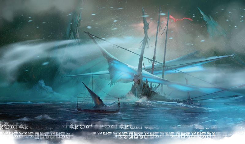 The frost giant greatships roam the icy northern reaches of the Sea of Moving Ice in search of a powerful ancient artifact said to pose a terrible threat to the small folk.